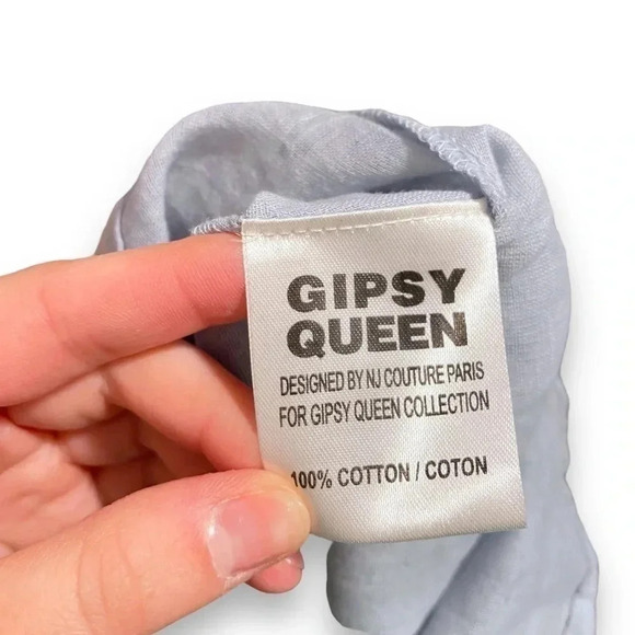 NWT Gipsy Queen NJ Couture Paris Anthropologie Embroidered Eyelet Mini Dress S - Picture 10 of 11